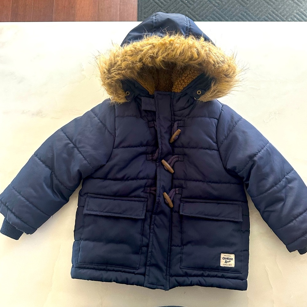 Osh Kosh B’gosh Boyd 3T Hooded Puffer Coat